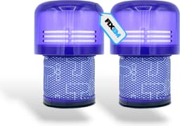 Fixem® - Geschikt voor Dyson V11, V15 97001302 - Stofzuiger filter - Rond filter - Wasbaar filter- 2 Stuks — thumbnail 1
