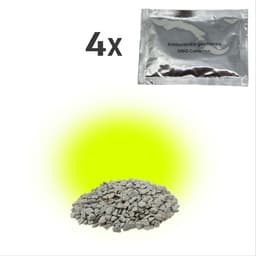 Antibacteriële geurkorrels luchtverfrisser deodorantkorrels voor in de stofzuiger stofzuigerzak of stofreservoir - 4 zakjes - Citroen geur — thumbnail 1