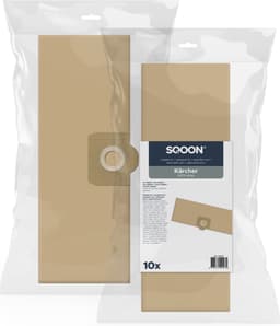 SQOON® Stofzuigerzakken Geschikt voor Kärcher WD3 / MV3 - Vervangt 6.959-130.0 - 10 Stuks — thumbnail 1