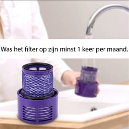 4 x HEPA filter geschikt voor Dyson V10 Sv12 stofzuiger Total Clean, Parquet, Motorhead, Animal wasbaar steelstofzuiger-Promessa-Solutions — thumbnail 4