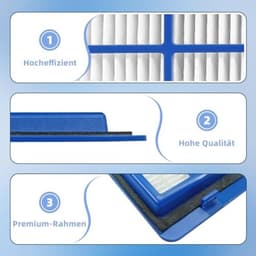 Vervangende accessoires geschikt voor Eufy RoboVac 11S Max, 15C Max, 30C Max, G10 G20 G30 Hybrid stofzuiger onderdelen, 6 Hepa filters, 6 zijborstels — thumbnail 4