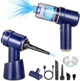 Handstofzuiger Draadloos - Auto Stofzuiger - Blauw — thumbnail 1