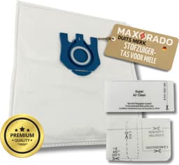 Maxorado 10 Stofzuigerzakken geschikt voor Miele GN Serie S2, S4, S5, S6, S8, S8340, S8360, Complete C2/C3, Classic C1 - filter - stofzuiger zak – 10 stuks — thumbnail 1