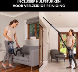 Luxe Steelstofzuiger – Kruimeldief – Stofzuiger zonder Zak – Op Accu – Multifcuntioneel Design – Zwart — thumbnail 5