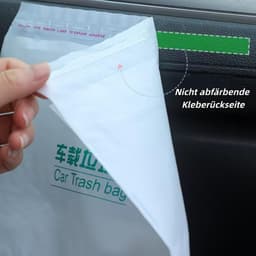 Auto Vuilniszakken - Wegwerp Opbergtas - Interieur Schoonhouden - Zelfklevende Bevestiging - 100 Stuks - Normaal — thumbnail 4