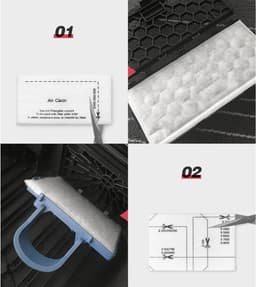 24stuks - filters geschikt voor Miele stofzuiger [Compact C1 & C2, Complete C2 & C3, S8340] 12 motorbeschermingsfilters en 12 uitlaatluchtfilters, vervangingsfilters geschikt voor Miele stofzuigers S4000, S5000, S6000 — thumbnail 2