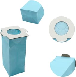 12 xStofzuigerzakken, Geschikt voor papieren filters, Geschikt voor Makita stofzuigeraccessoires, volautomatische oplaadbare handstofzuiger/dweilcombinatie. — thumbnail 3