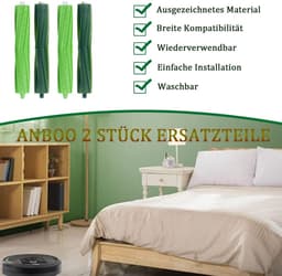 Dailygoods- Roller Borstels Set van 2 - Vervangende Onderdelen - Compatibel met iRobot Roomba i7/i7+/E5/E6/E7 - Hoogwaardige Materialen - Effectieve Reiniging - Stofzuigerborstels — thumbnail 3