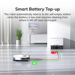 ILIFE A30 PRO 5000Pa Zuigkracht Robotstofzuiger en dweilcombinatie-Zelfleegfunctie- 60 dagen capaciteit- App/afstandsbediening- 180 minuten gebruiksduur — thumbnail 4