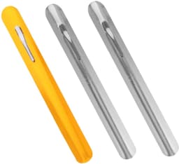 Kruimelveger Set - Tafelreiniger Borstel - Snel Tafels Schoonmaken - Met Zakclip Ontwerp - 15 cm Lengte - Zilver Goud — thumbnail 1