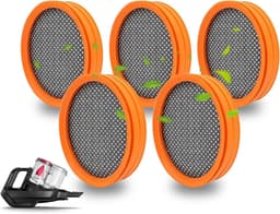 5 stuks -Vervangingsfilters - Filterset- Geschikt voor Philips SpeedPro & SpeedPro Aqua stofzuigers - Filteraccessoires voor FC8009/01, FC6721, FC6722, FC6723, FC6724, FC6725, FC6726, FC6727, FC6728 en FC6729 — thumbnail 1