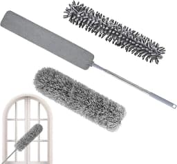Intrekbare Duster - Stofwisser Plumeau - Moeiteloos Stof Verwijderen - Microvezel Stofabsorptie - 46 cm - Niet gespecificeerd — thumbnail 1