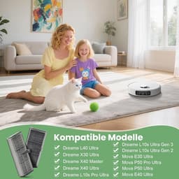 6 stuks HEPA-filter accessoires voor Dreame L10s Ultra Gen 2 / X40 Ultra / X40 Master / L40 Ultra / L10s Pro Ultra / X30 Ultra / L10s Ultra Gen 3 stofzuigers — thumbnail 5
