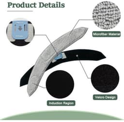 Set van 4 vervangende dweilpads voor iRobot Roomba Combo J7 Plus/J7+/J7/J9+/J9 Plus robotstofzuigers — thumbnail 2
