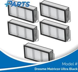 Dreame Matrix10 Ultra Black Filters (5 Stuks, Plus.Parts® alternatief voor RHF21) — thumbnail 1