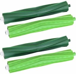 2 Rubber Multivlak Borstels Geschikt voor iRobot i7/i7+/i8/i8+/E5/E6/E7 Stofzuigerrobots, Vervangende Rollen voor E & I Series — thumbnail 1