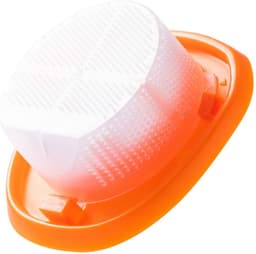 2-stuks Vervangingsfilter voor stofzuiger - Stofzuigerfilter - 12x10,5 cm - Wasbaar - Herbruikbaar - Compatibele modellen: Black and Decker handstofzuigers HNVC220BCP07, HNVC215BW52, HNV215B12, HNVC215B10, HNVC115J06, HNVC115B22, HNVC220BCZ01-Oranje — thumbnail 2