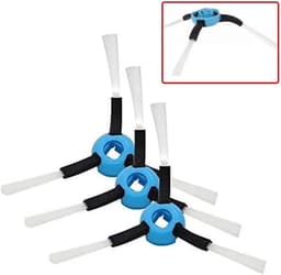 Zijborstels Robotstofzuiger - Reserveonderdelen - Schoonmaakondersteuning - Set van 3 - Standaard formaat - Zwart — thumbnail 5