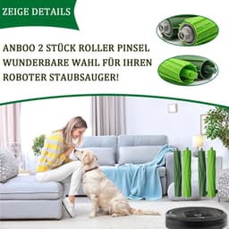 Dailygoods- Roller Borstels Set van 2 - Vervangende Onderdelen - Compatibel met iRobot Roomba i7/i7+/E5/E6/E7 - Hoogwaardige Materialen - Effectieve Reiniging - Stofzuigerborstels — thumbnail 4