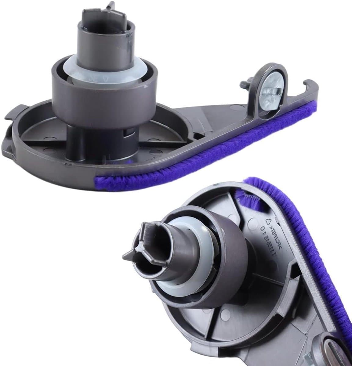 Eindkap Stofzuigerkop - Vervangend Onderdeel - Stofzuiger Onderhoud - Beschermt Accu en Borstelkop - 105 x 52 cm - Grijs — afbeelding 1