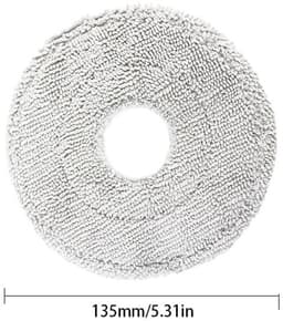 6 mop pads, geschikt voor Dreame L40 Ultra/X40 Ultra/X50 Ultra/L50 Ultra/L10S Ultra/L10s Pro Ultra Heat, vervangende onderdelen, geschikt voor Dreame L10S Ultra Gen2/L40S Ultra/X30 Ultra/L10 Ultra — thumbnail 5