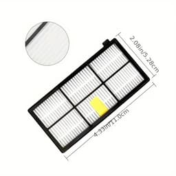 iRobot Roomba Accessoires Set – Compatibel met Serie 800 t/m 980 – 2 Rubber Hoofdrollen – 3 Zijborstels – 3 HEPA Filters – Complete Vervangingsset – Geschikt voor Roomba 860 865 870 880 960 966 980 – Onderhoudsset Robotstofzuiger — thumbnail 4
