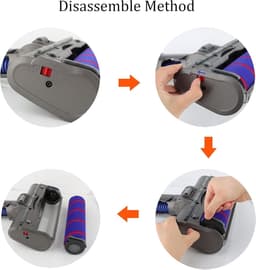Geschikte voor Dyson V6 Animal, V6 Fluffy, DC58, DC59, DC61, DC62, DC74 stofzuigers, vloerborstelopzetstuk — thumbnail 5