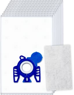 10x Dparts stofzuigerzakken geschikt voor Miele GN - met motorfilter - HyClean 3D Efficiency gn stofzakken - Complete C2 C3 - Classic C1 - S8 S5 S2 - MI40 zakken — thumbnail 1