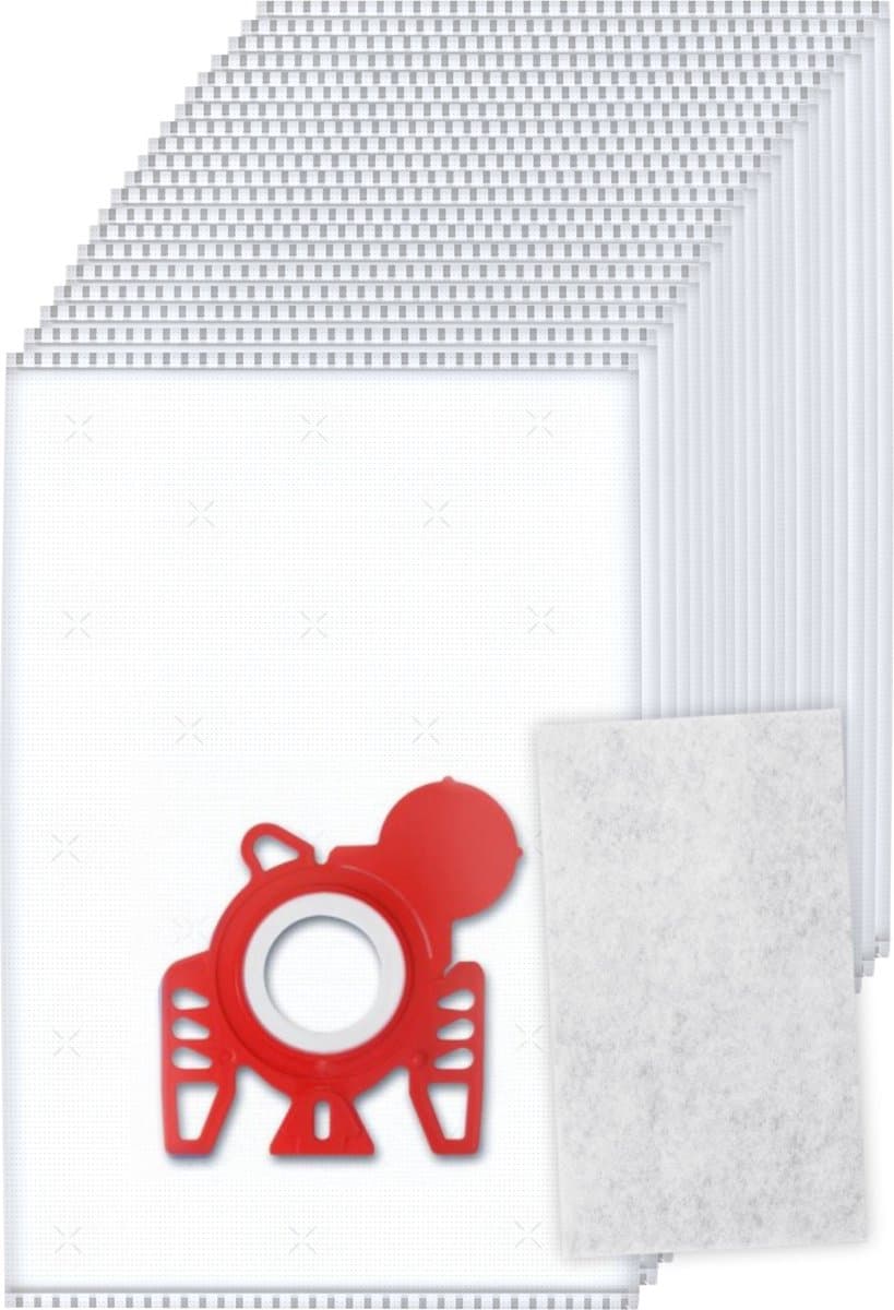 20x Dparts stofzuigerzakken geschikt voor Miele FJM - met motorfilter - HyClean 3D Efficiency - Complete C1 - Compact C1 C2 - S6000 - S4000 - S700 - S500 - S300i - S290 - S241 - MI30 — afbeelding 1