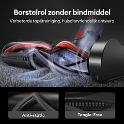 Ultenic U16 Flex steelstofzuiger - snoerloze stofzuiger met 45KPa krachtige zuigkracht, 45Mins werktijd, anti-kroesborstel voor huisdierhaar, tapijten en auto — thumbnail 2