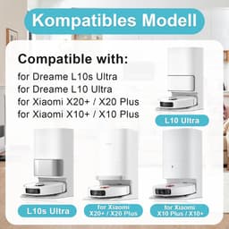 PolkaHome® Complete Accessoireset geschikt voor Dreame L10s Ultra, L10 Ultra, L10s Pro, L10s Pro Gen 2, L10 Prime, L10 Pro & Xiaomi X10+, X20+ – Hoofdborstel, Filters, Stofzakken, Zijborstels en Dweilpads — thumbnail 3