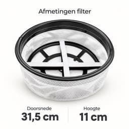 Kleanburg Filter geschikt voor Numatic Henry / Hetty en PPR-240 Stofzuigers| compatible met Numatic 604165 en 604115 — thumbnail 5