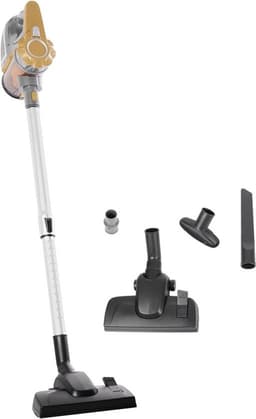 Handstofzuiger - 1,5 Liter Capaciteit - Compact en Lichtgewicht - Grijs/Geel - Draagbare Stofzuiger — thumbnail 1