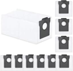 10 vervangende stofzakken geschikt voor Dreame L10s Pro Ultra Heat / L10s Ultra Gen 2 / X40 Ultra / L40 Ultra / X30 Ultra / X50 Ultra – 3.2L filterzak-accessoires — thumbnail 1