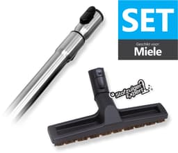 Parket Mondstuk en Telescopische Zuigbuis Set Geschikt voor Miele - Geschikt voor alle slede stofzuigers van Miele - O.a. geschikt voor Guard L1, M1, S1, C3, C2, C1, S8, S6, S5, S4, S2, S8000, S6000, S5000, S4000, S2000, S700, S500, S400, S300 etc. — thumbnail 1