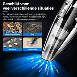 Tremeo Draadloze Kruimeldief - Kruimelzuiger - 120W - Hoge Zuigkracht — thumbnail 5