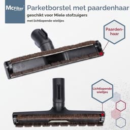 parketmondstuk, geschikt voor S8340, S8360 en S8730 stofzuigers, mondstuk voor harde vloeren met een aansluiting van 35 mm, paardenhaar en een vergrendelbare parkeerfunctie — thumbnail 5