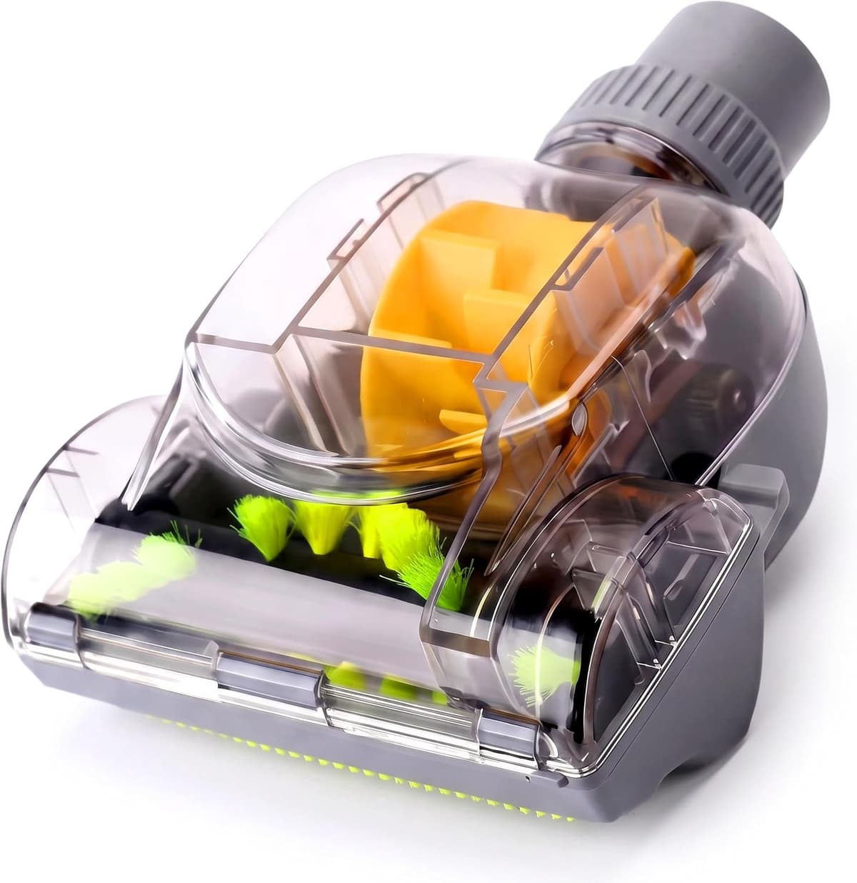 Dailygoods- Turbo Borstel Mini - Universeel 32-35 mm - Diepe Reiniging - Stof en Vuil - Geschikt voor Meubels en Vloeren - Inclusief 2 Adapterringen - Stofzuigerborstel — afbeelding 1