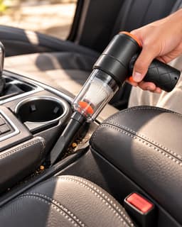 Draadloze Handstofzuiger 4-in-1 – Krachtige Kruimeldief & Luchtblazer voor Auto en Huis – USB-C Oplaadbare Mini Stofzuiger met HEPA-Filter – Compacte Autostofzuiger met Opzetstukken — thumbnail 5