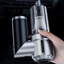 4-in-1 Auto Stofzuiger - Kruimeldief - Zuigen & Blazen - 6 Opzetstukken - Draadloos – USB-C - Krachtige Handstofzuiger - Air Duster - 15Kpa — thumbnail 5