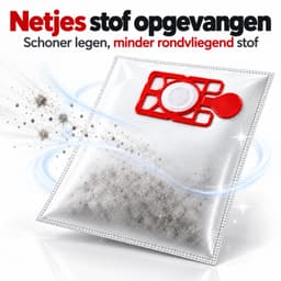 Montzys® Stofzuigerzakken Geschikt voor Numatic Henry, James en Hetty NVM-1CH Hepa - 10 Stuks - Stofzuiger Zakken — thumbnail 2