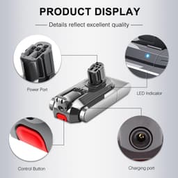 Vervangende Batterij voor Dyson V12 Vacuum Cleaner — thumbnail 5