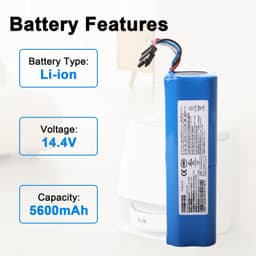 Stofzuigeraccu - 14,4 V - 5600 mAh - voor robotstofzuiger — thumbnail 3