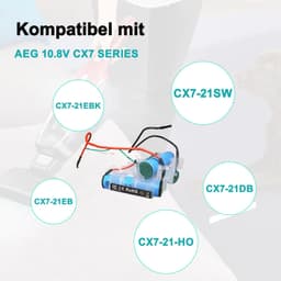 Stofzuigeraccu - 10,8 V - 2000 mAh - Li-ion — thumbnail 4