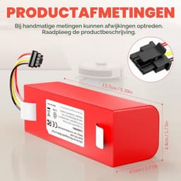 Stofzuigeraccu - 14,4 V - 6900 mAh - Li-ion — thumbnail 5