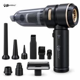 Mundary Kruimeldief Snoerloos – Auto Stofzuiger Draadloos – 27.000 Pa Zuigkracht – Kruimelzuiger met Blaas- en Zuigfunctie – USB-C Oplaadbaar — thumbnail 1