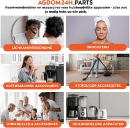 Vloerzuigmond, elektrische borstel voor stofzuiger compatibel met FC6726, FC6729 — thumbnail 5
