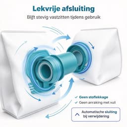Set van 12 stofzuigerzakken, vervangende stofzakken geschikt voor Miele TU Guard L1 / Guard S1 / Guard M1 serie, 4-laags filter met lekvrij sluitsysteem — thumbnail 3