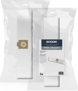 SQOON® Stofzuigerzakken Geschikt voor Nilfisk & Electrolux GD930 / E22 / UZ930 - Vervangt Originele Zak - 5 Stuks — thumbnail 1