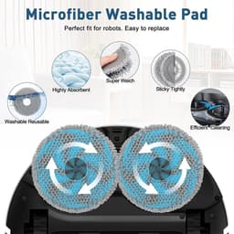 Accessoires gescht voor Roborock Qrevo Curve/Qrevo S/Qrevo Pro/Qrevo MaxV stofzuiger, stofzak, wisserpads, accessoireset, veegrobot, reserveonderdelen — thumbnail 5